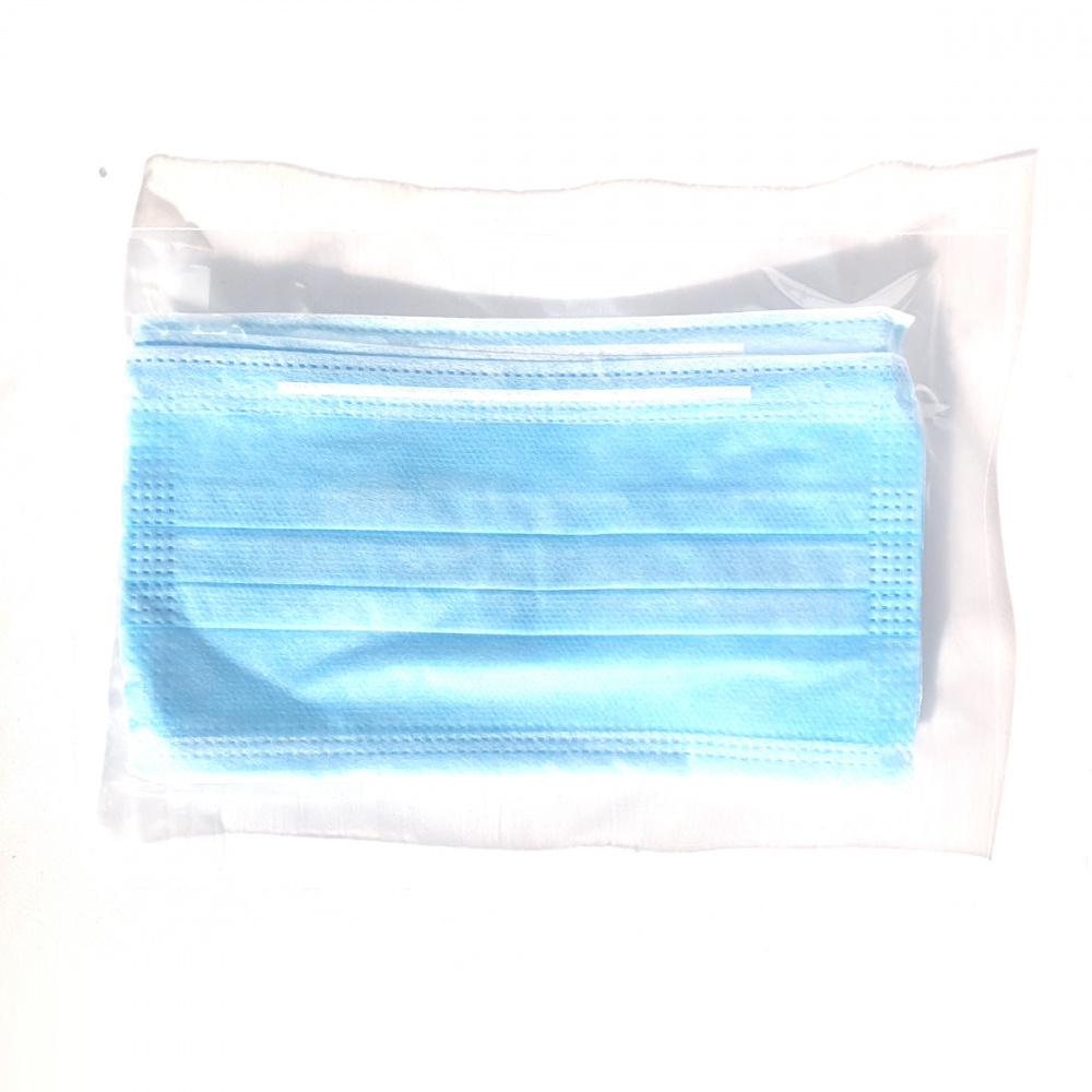Munnbind 5 Stk Med Neseboyle 3 Lags Filter Lyse Bla Bodygreen No